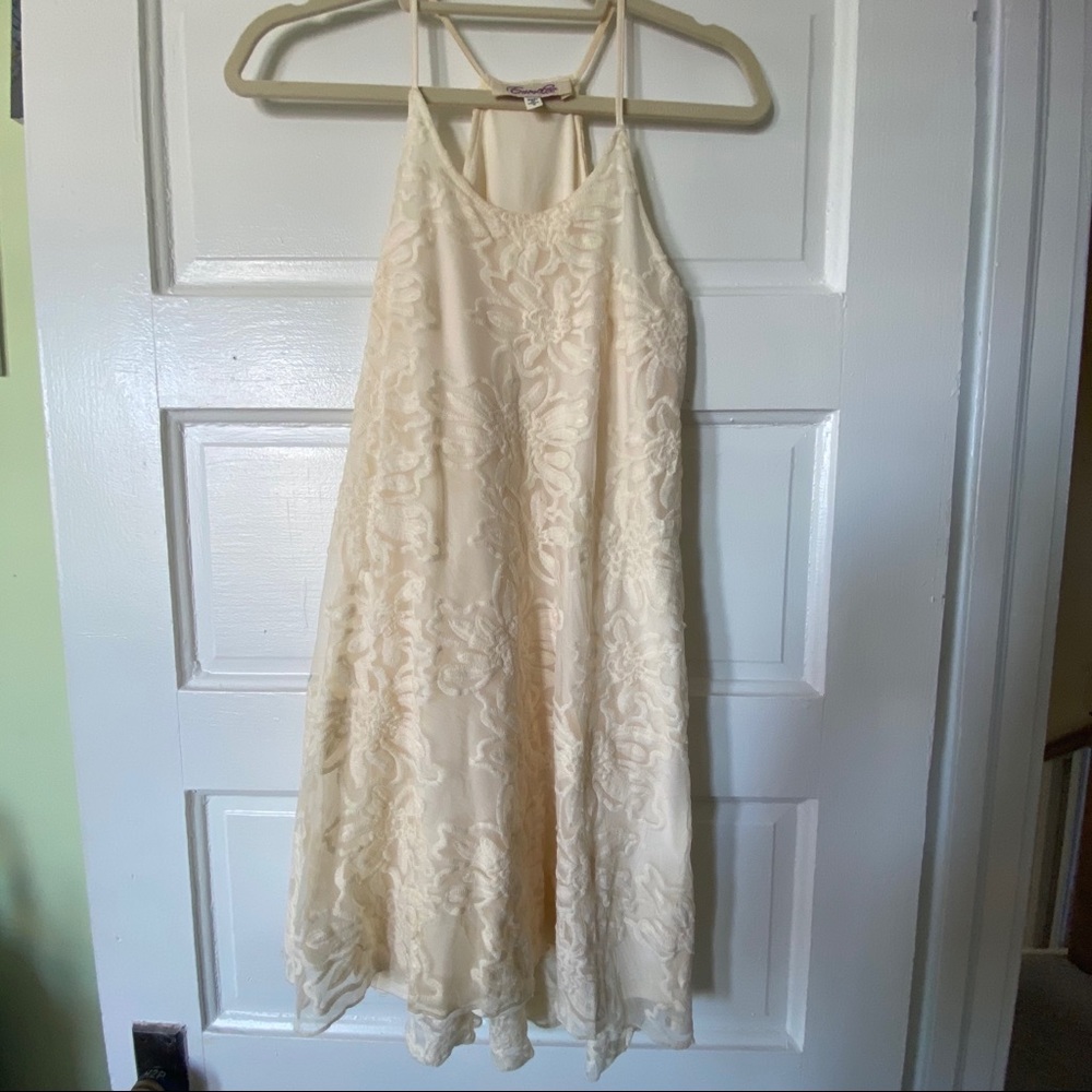 Cream formal dress
